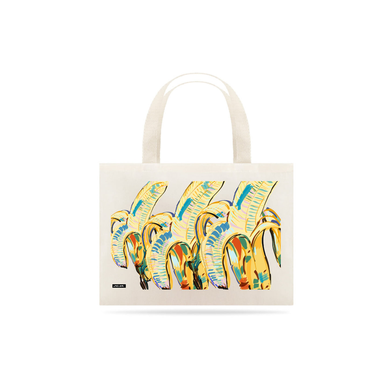 Nome do produto  Bolsa ecobag arte banana Pincelaandu