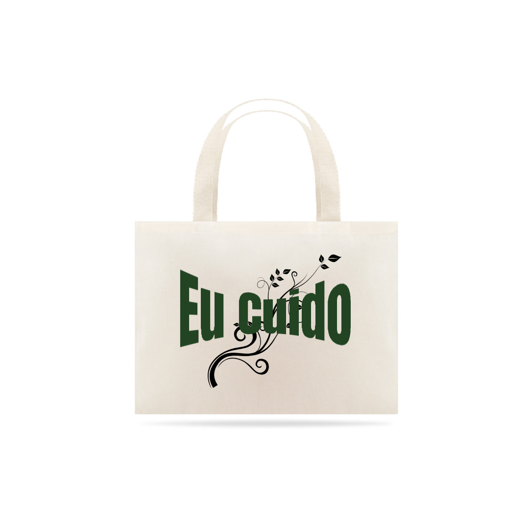 Nome do produto  Eco bag - Eu cuido da Natureza- sacola em algodão