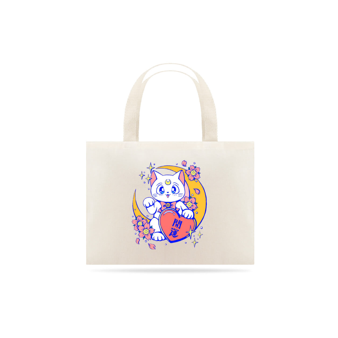 Nome do produto  Bolsa Eco - Manekineko Moon