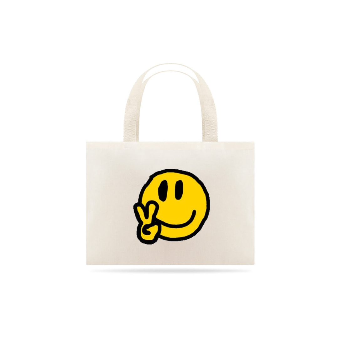 Nome do produto  Eco Bag PEACE | Happy Face