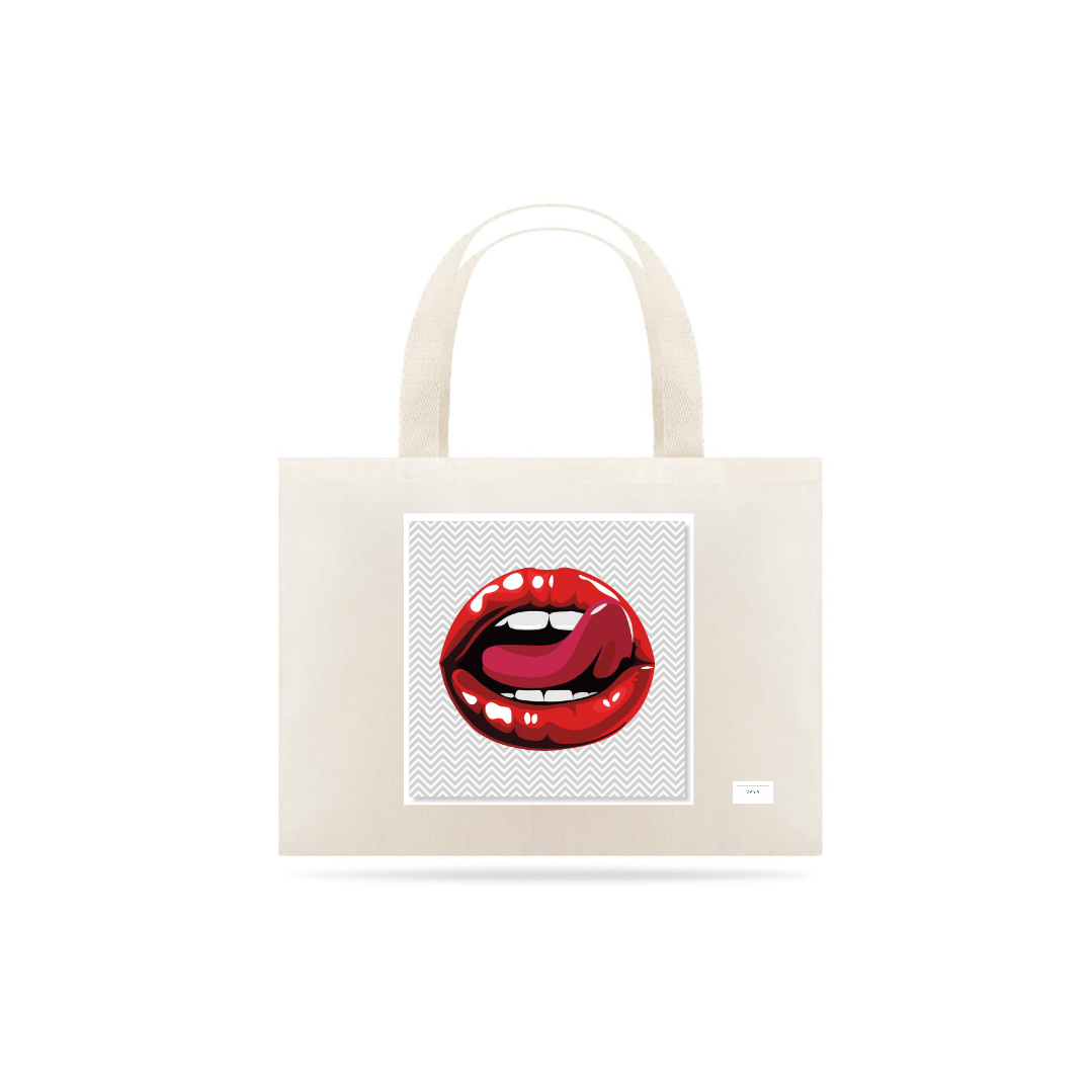 Nome do produto  Eco Bag Língua 