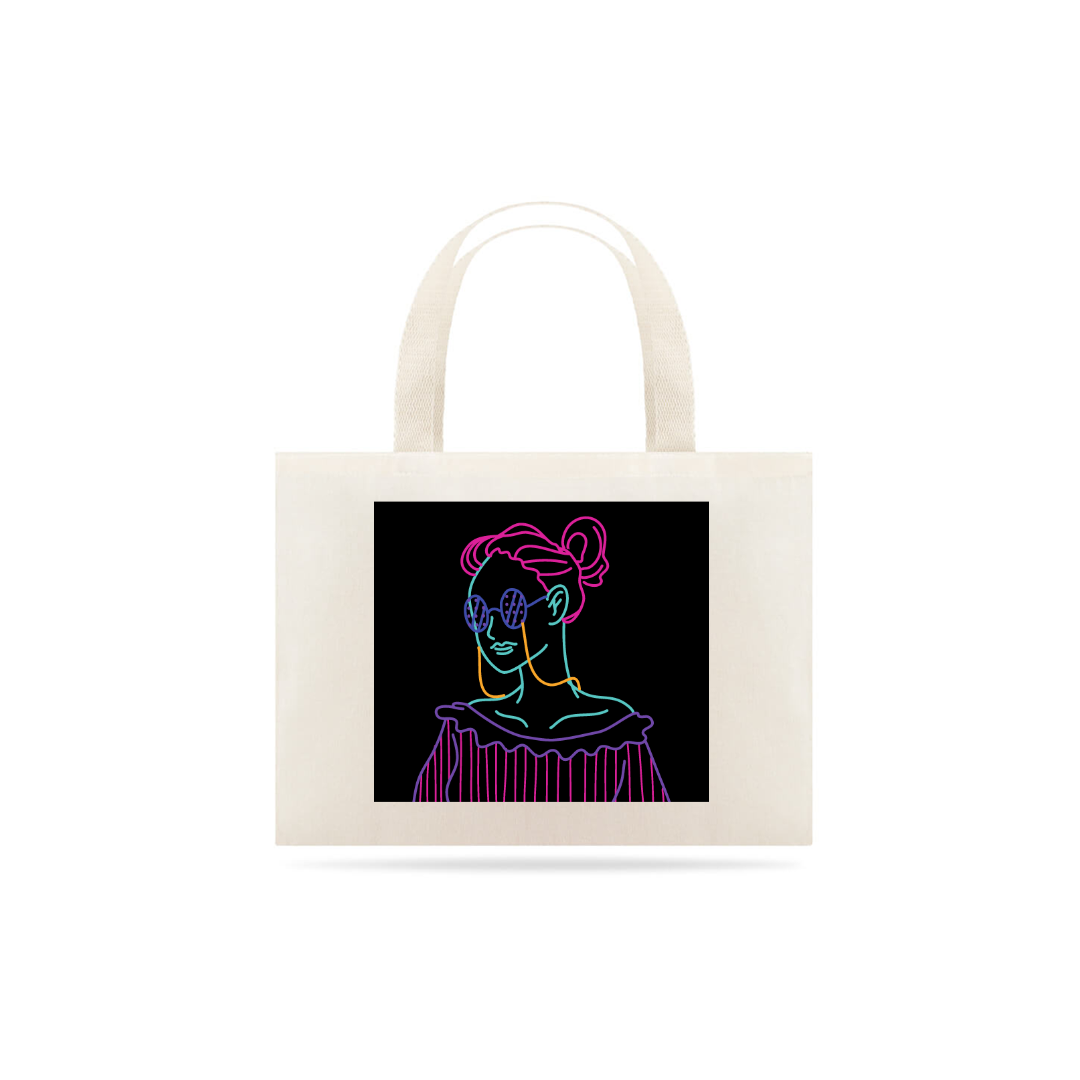 Nome do produto  Mulher Neon - Ecobag 