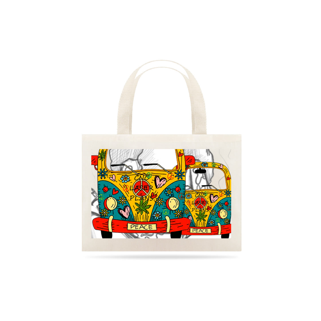 Nome do produto: Ecobag Kombi Hippie Style