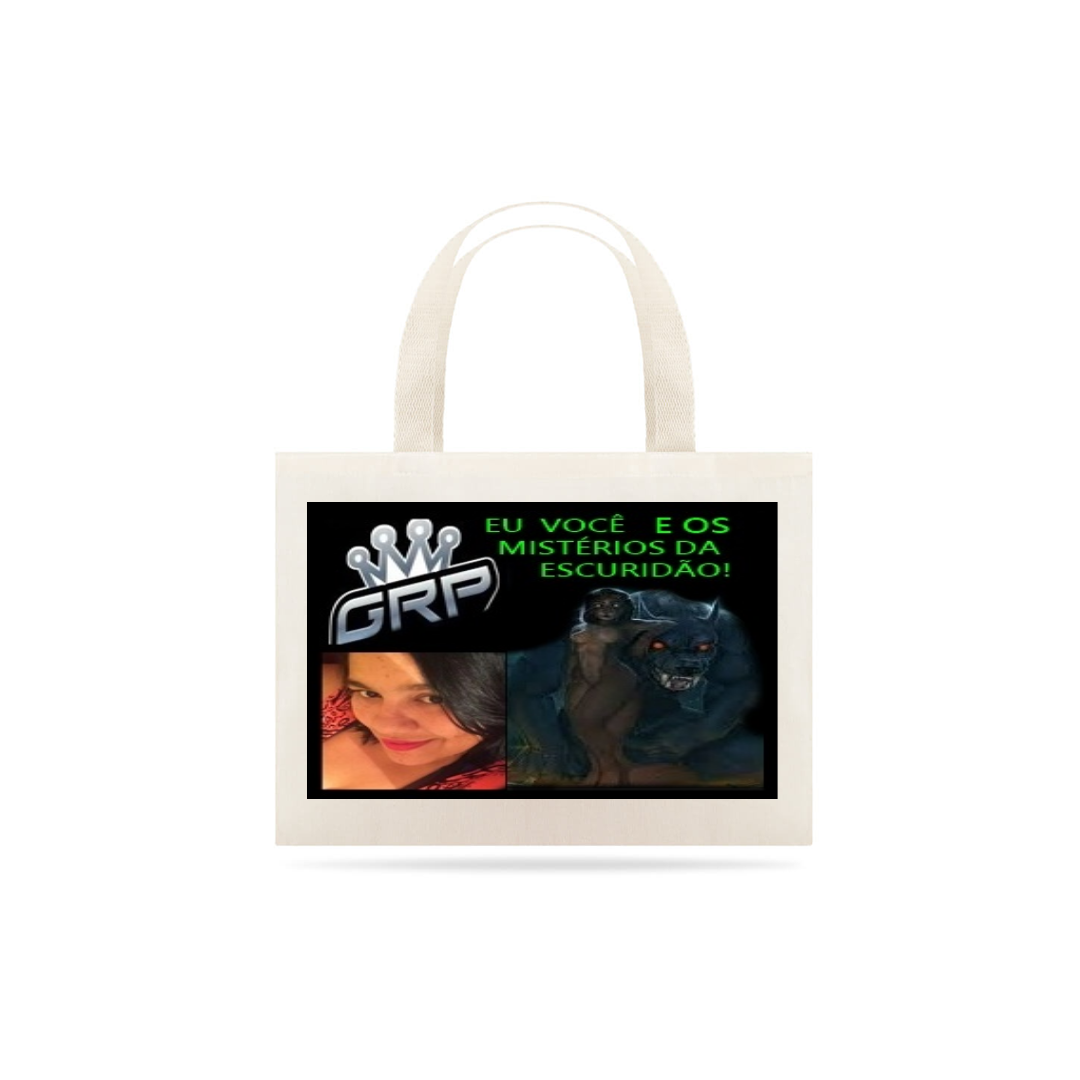 Nome do produto  ECO BAG GRANDE DO CANAL EU VOCÊ E OS MISTÉRIOS DA ESCURIDÃO.