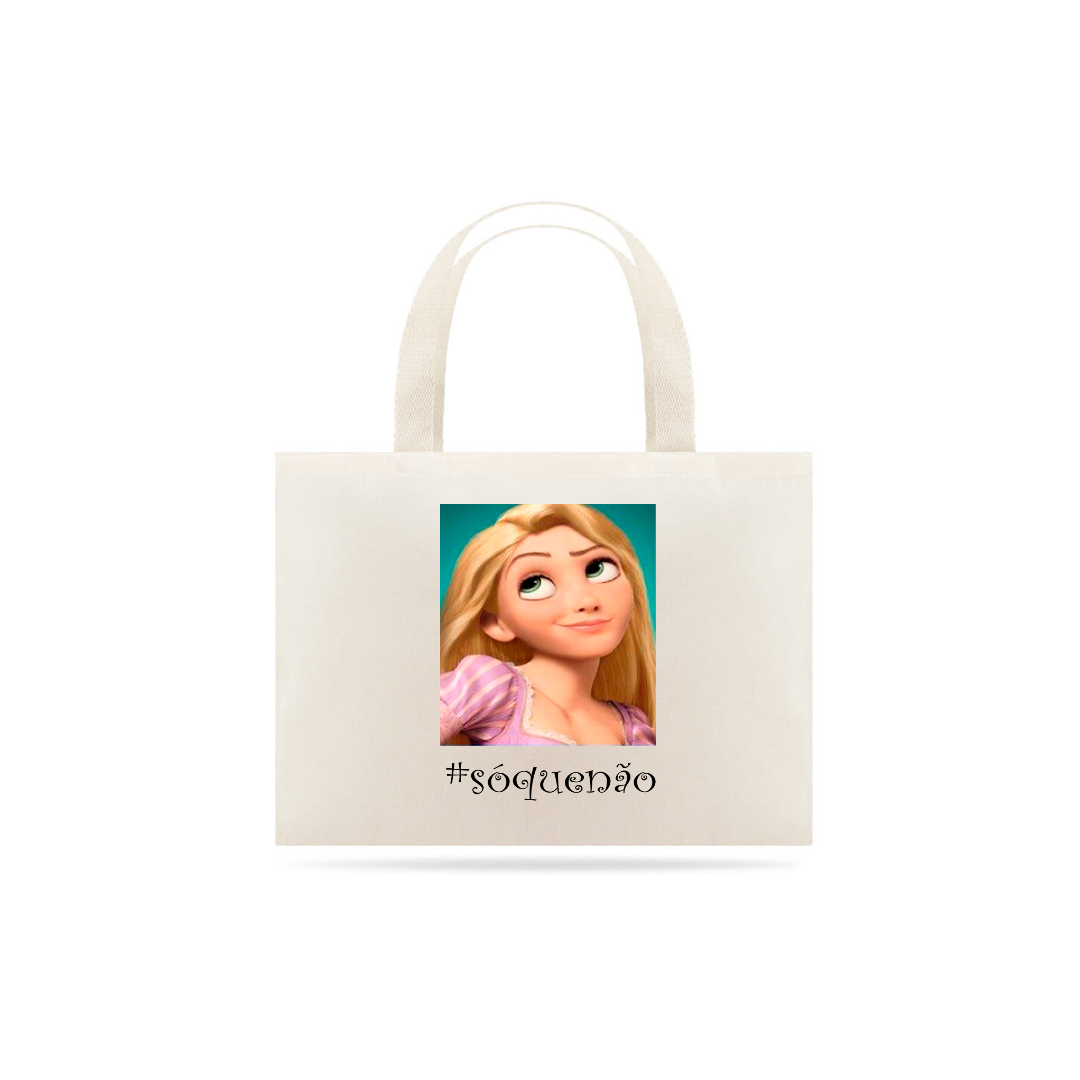 Nome do produto  eco bag rapunzel sóqnão
