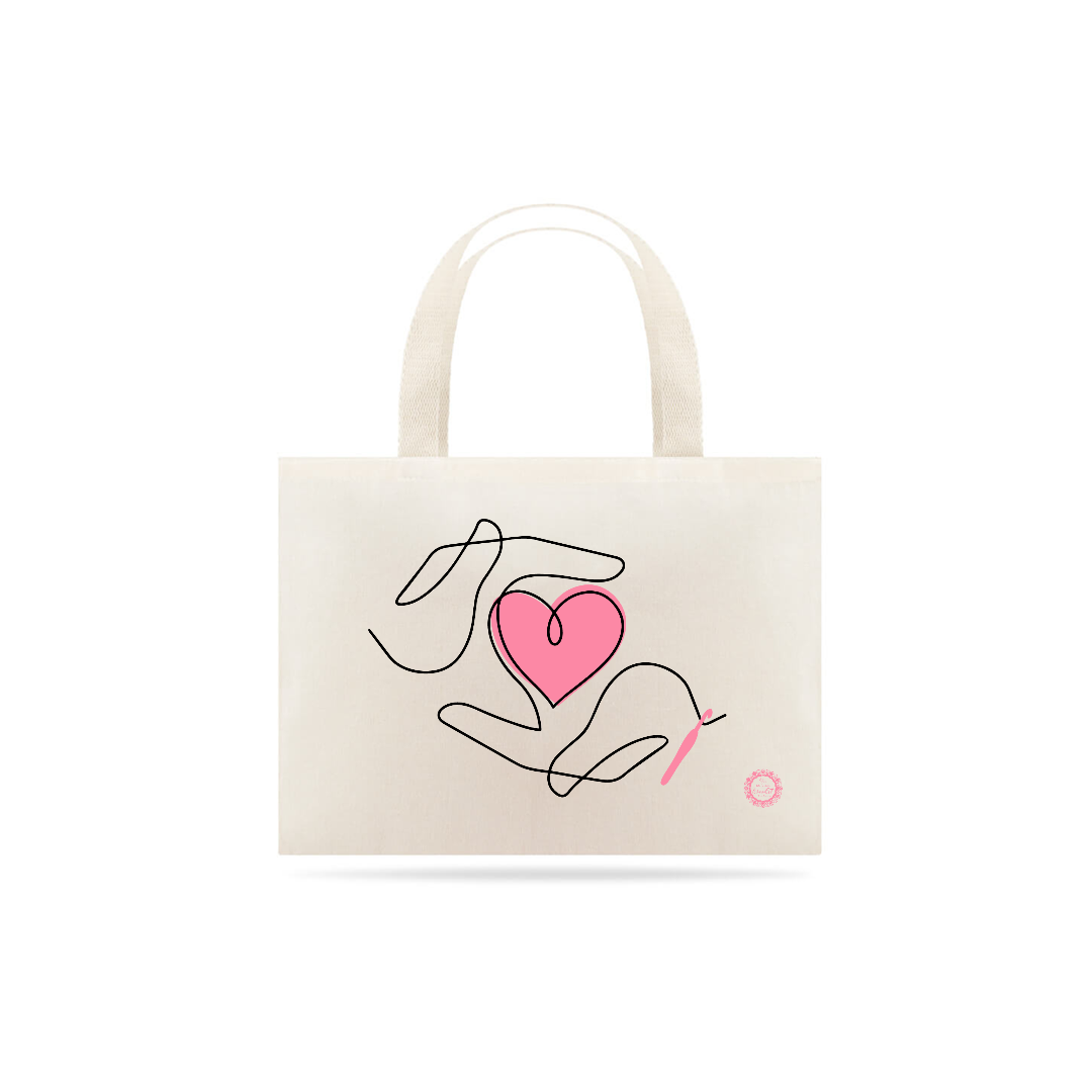 Nome do produto  ECOBAG DELICADO CROCHÊ