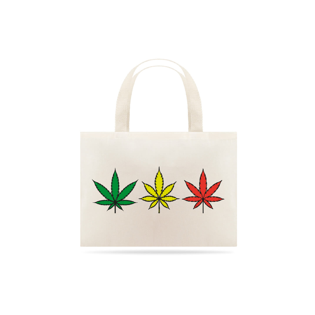 Nome do produto  Ecobag 3 Folhas Reggae