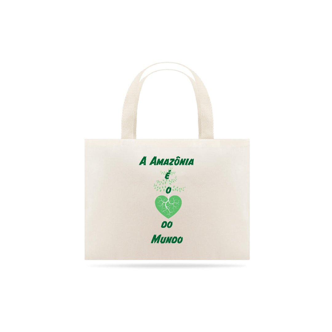 Nome do produto  Ecobag A Amazônia é o Coração do Mundo