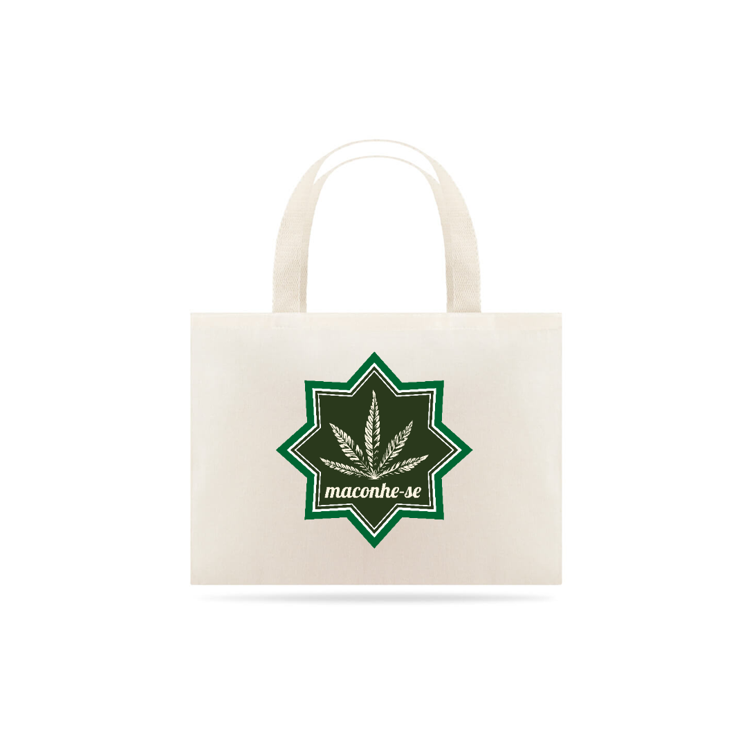 Nome do produto  Ecobag Maconhe-se Geométrico