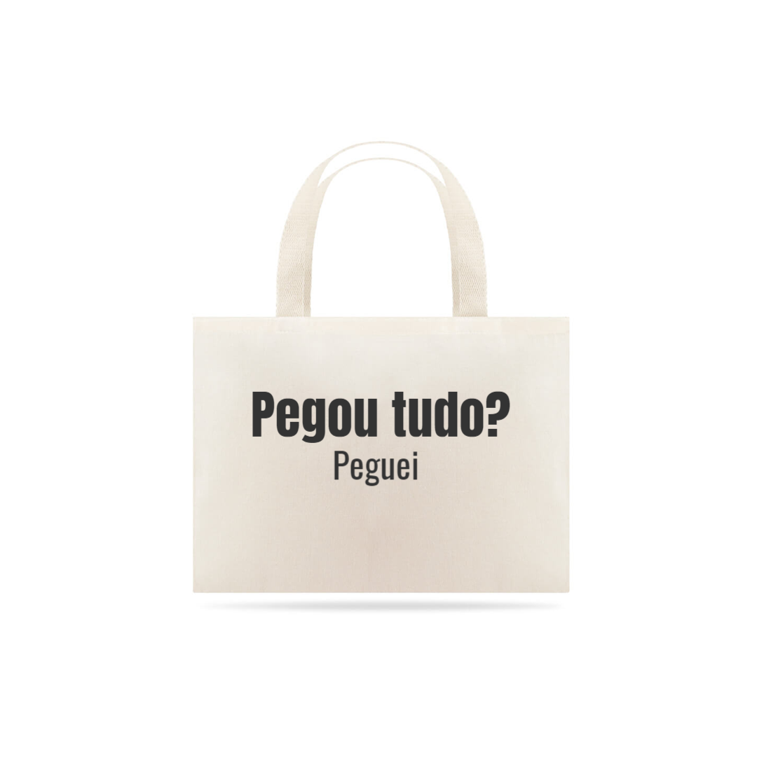 Nome do produto  Eco bag: pegou tudo? peguei