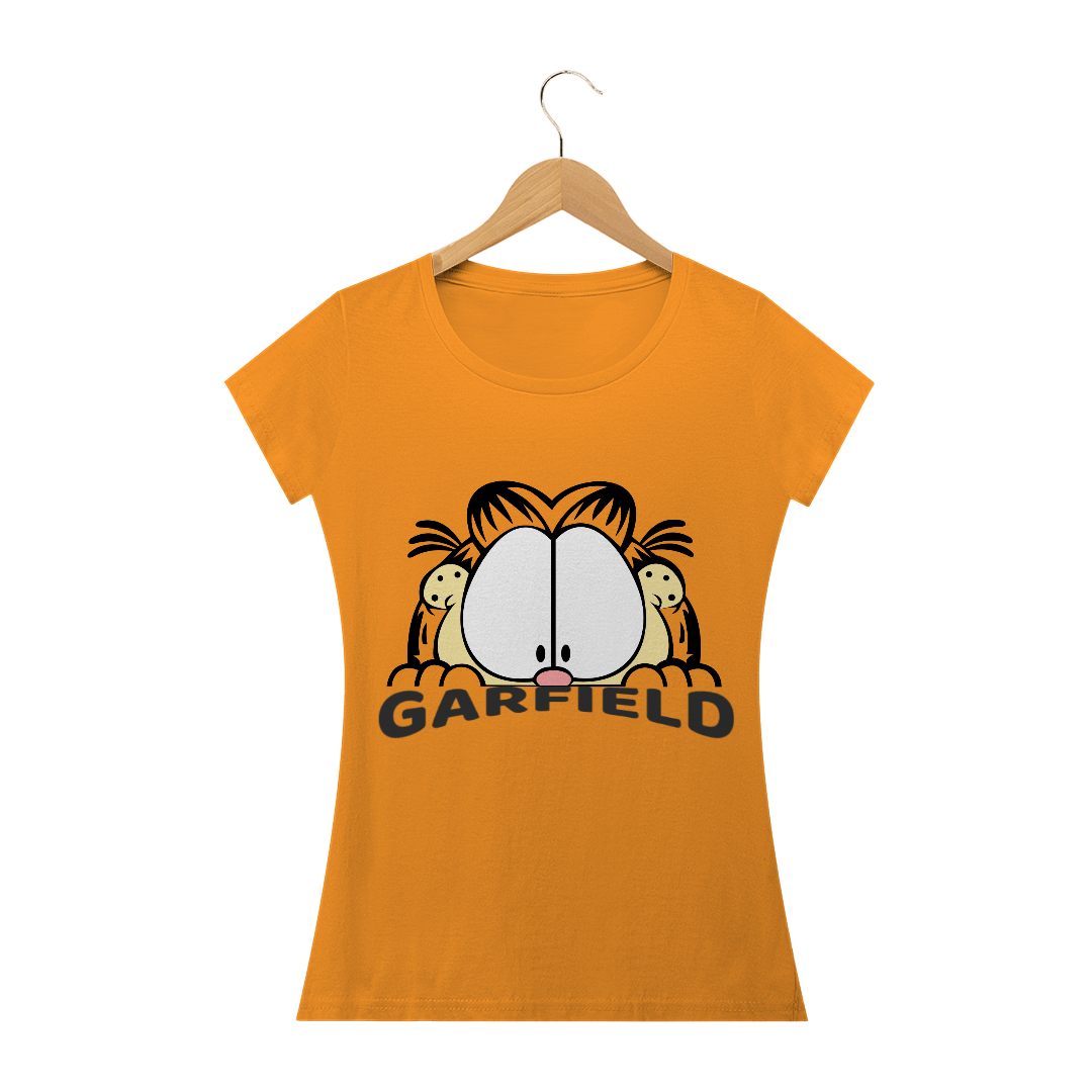 Nome do produto: Camiseta Feminina Garfield 