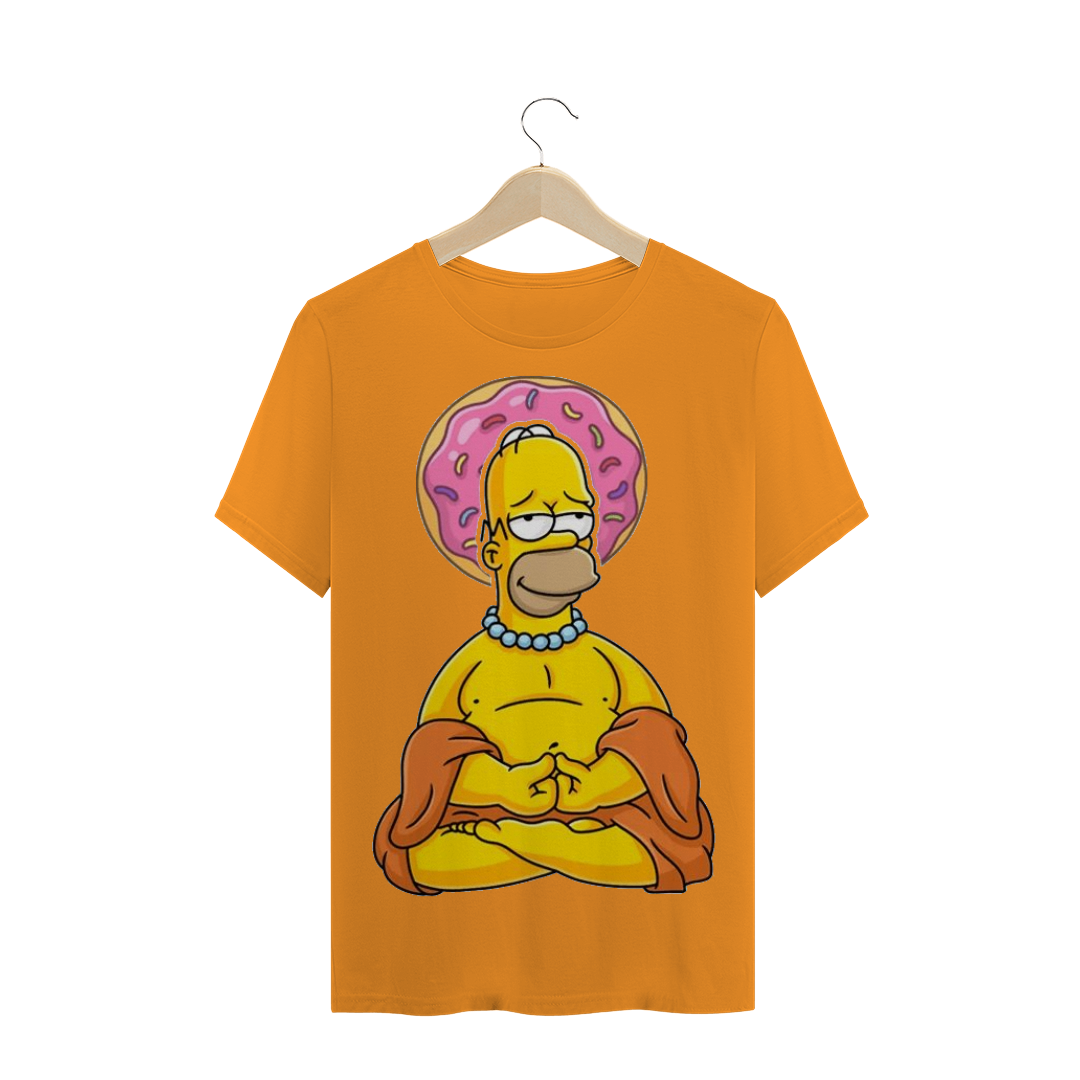 Nome do produto  Camiseta Homer ( LARANJA E AMARELA)