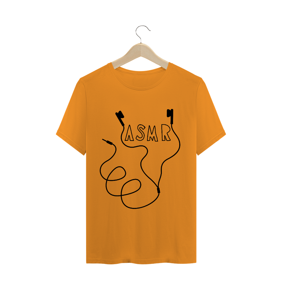 Nome do produto  Camiseta ASMR Unissex Fones de ouvido