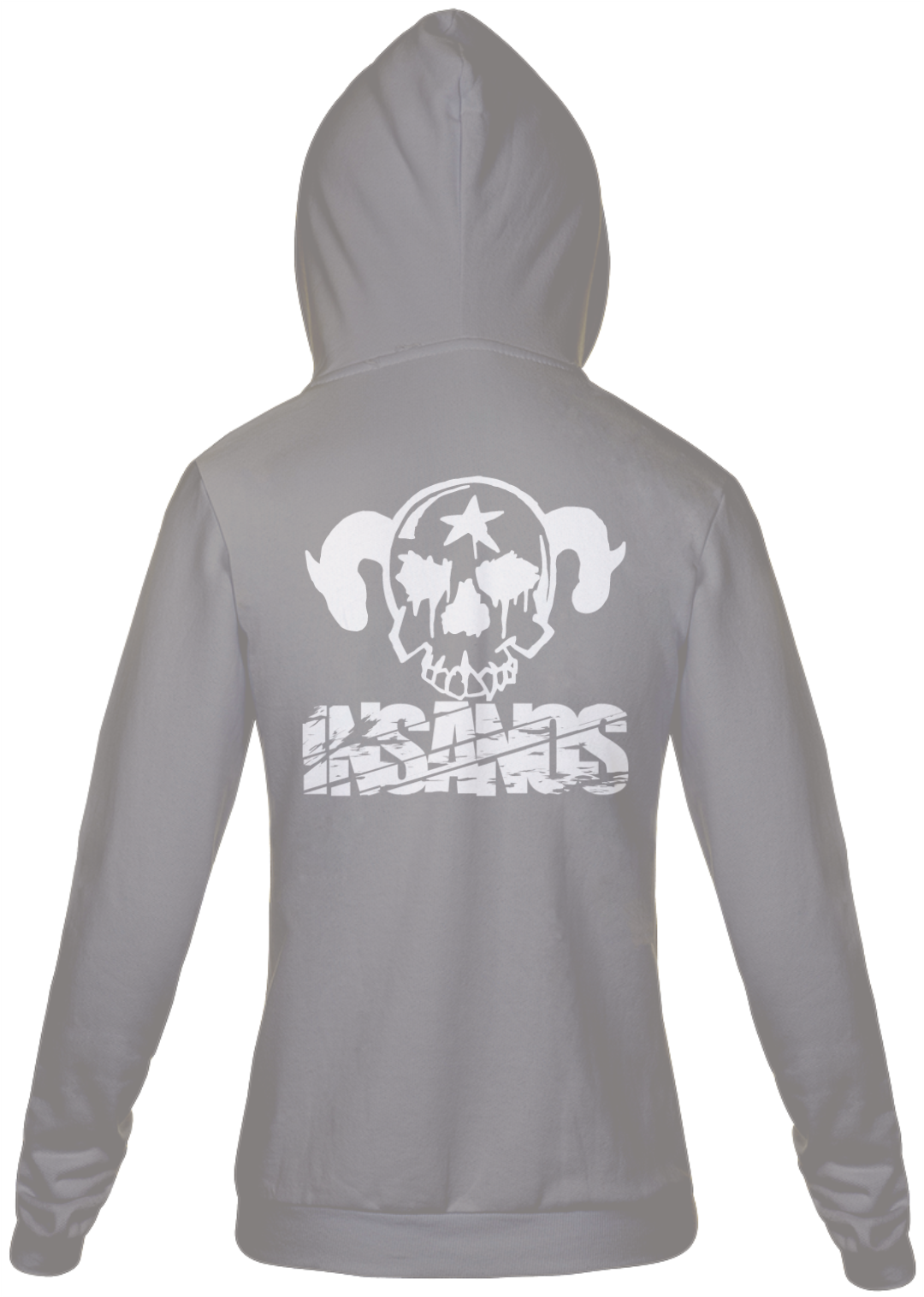 Nome do produto  Moletom Masculino Insanos Caveira Logo Branco