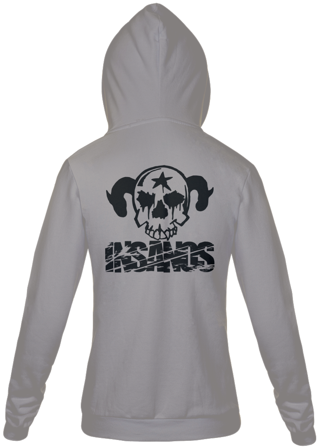 Nome do produto  Moletom Masculino Insanos caveira Logo Preto