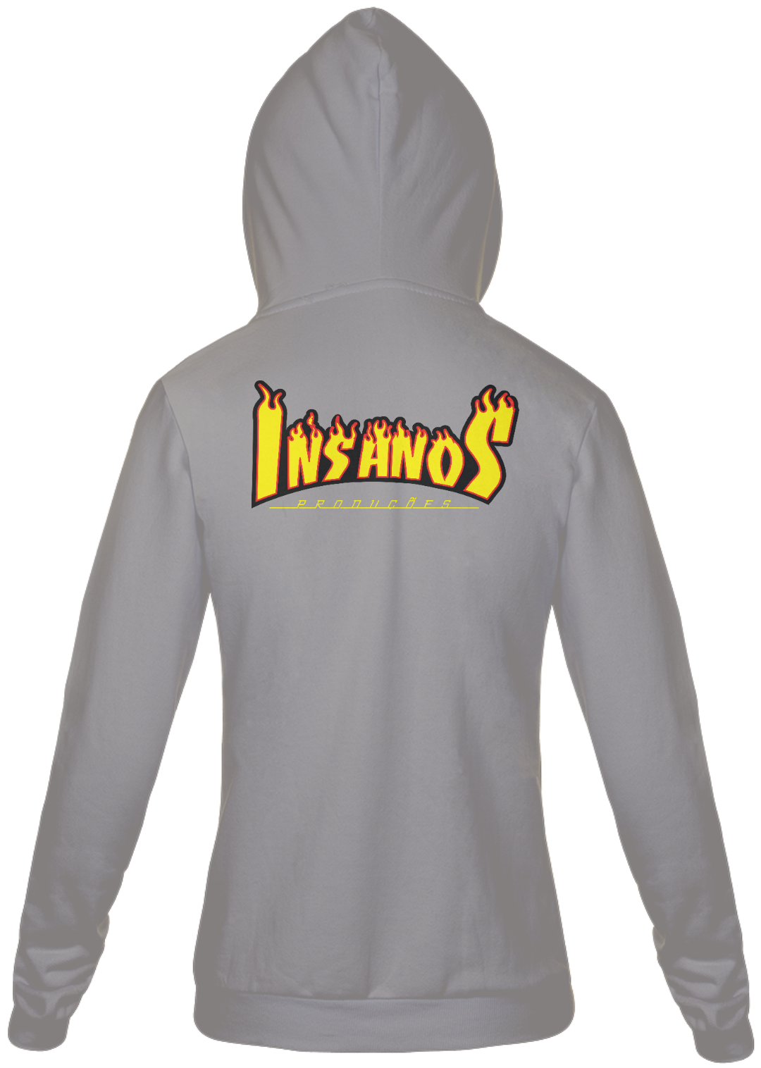 Nome do produto  Moletom Masculino Insanos Produções