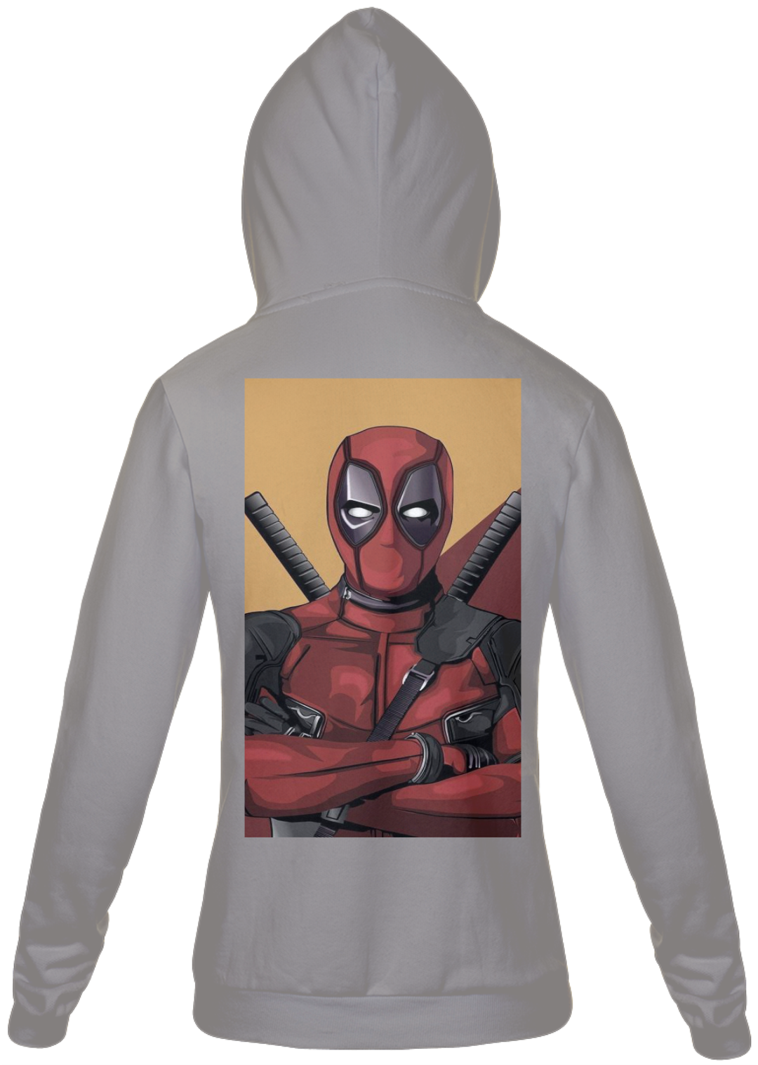 Nome do produto: MOLETOM MASCULINO. ESTAMPA TRASEIRA: DEADPOOL