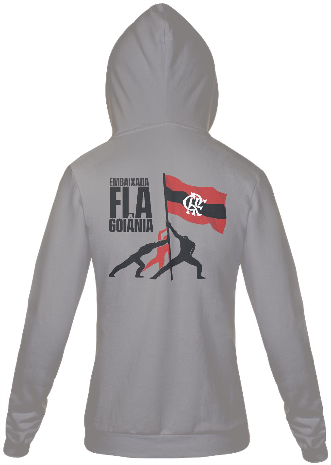 Nome do produto  Casaco Moleton Feminino da Embaixada Fla-Goiânia