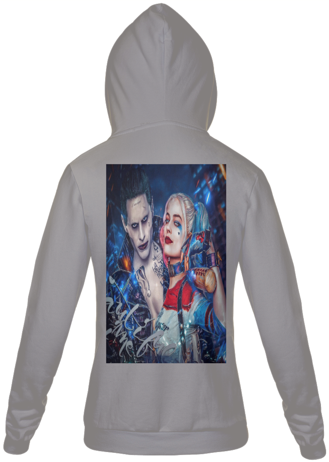 Nome do produto  blusa de frio Coringa e Arlequina