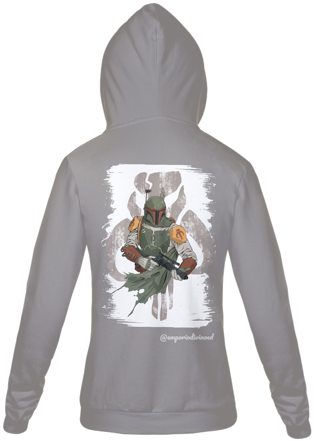 Nome do produto  MOLETOM MASCULINO 'Boba Fett'