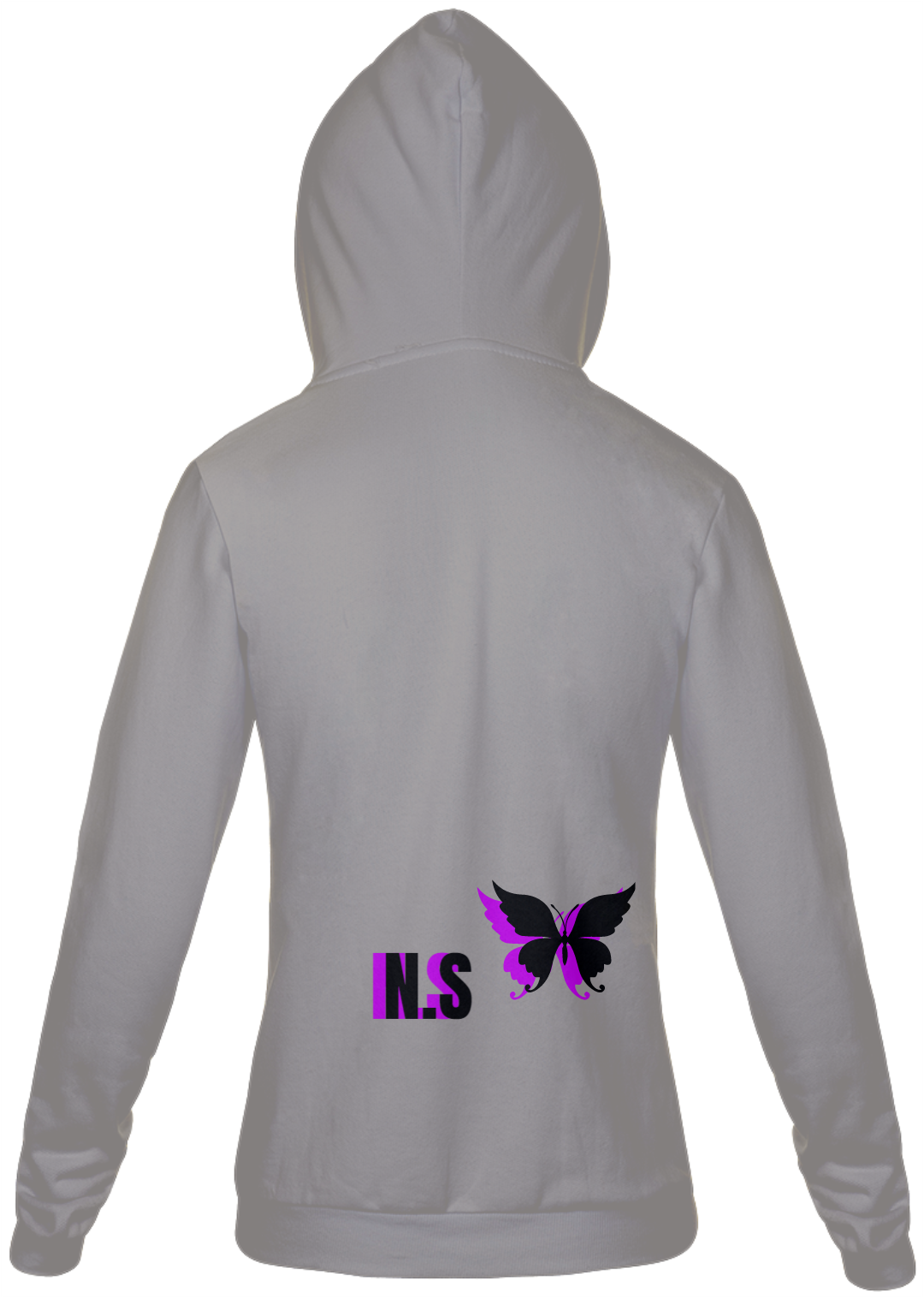 Nome do produto  Moletom cinza feminino - NS(Nerd Square)