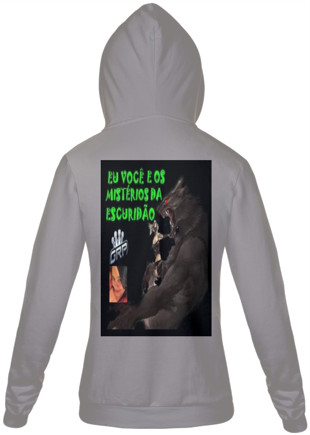 Nome do produto  MOLETOM MASCULINO LOBISOMEM DO CANAL EU VOCÊ E OS MISTÉRIOS DA ESCURIDÃO.
