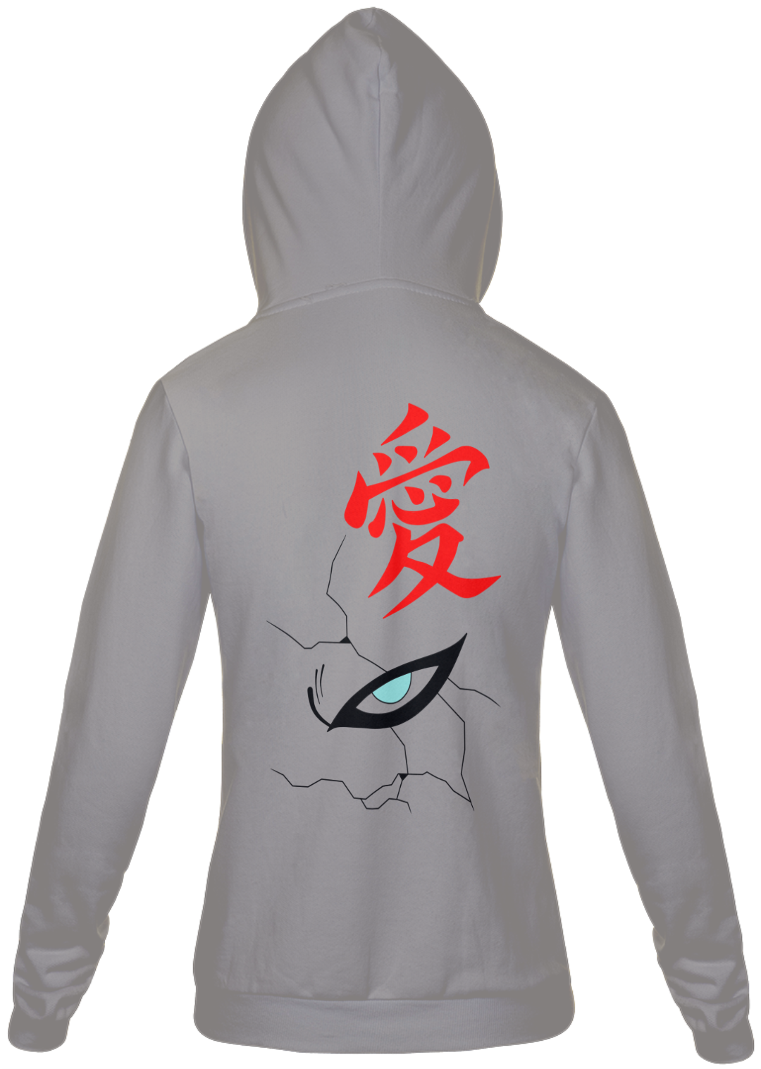 Nome do produto  moletom olho gaara masculino