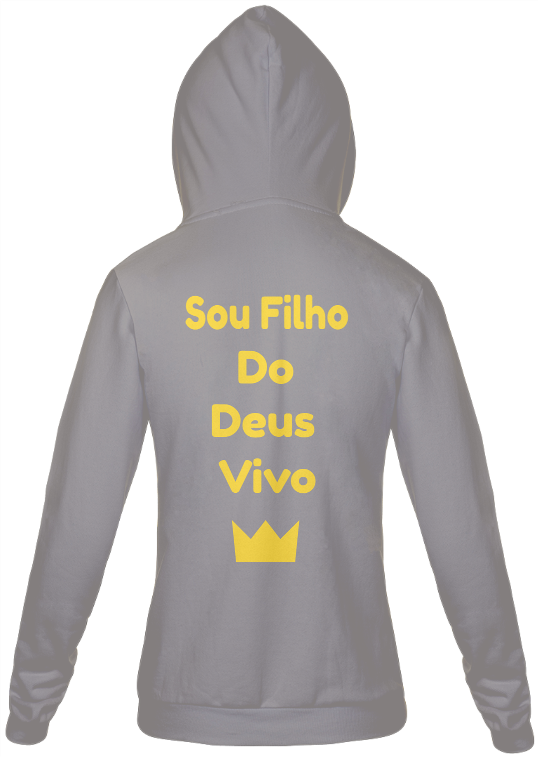 Nome do produto  Moletom Deus Vivo