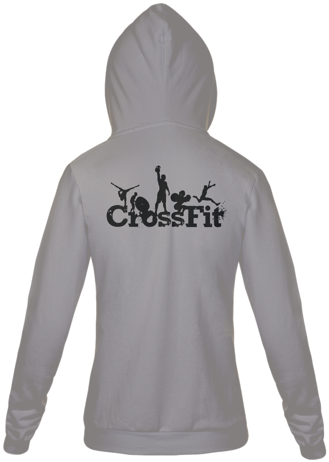 Nome do produto  Moletom Crossfit Cinza Mesclado ( várias estampas ) consulte *