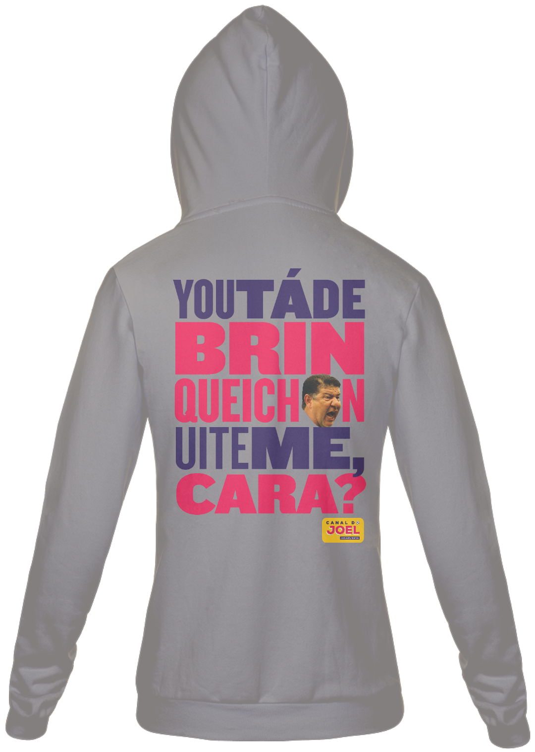 Nome do produto  Casaco do Canal |  You tá de Brinqueichon uite me cara? COLOR | Casaco de Moletom Feminino