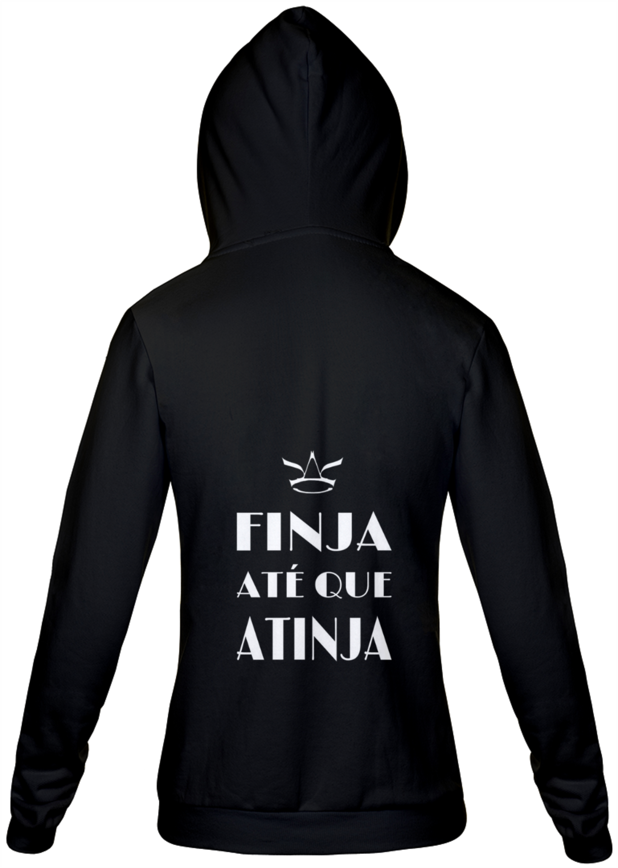 Nome do produto  Moletom - Finja Até Que Atinja - KK