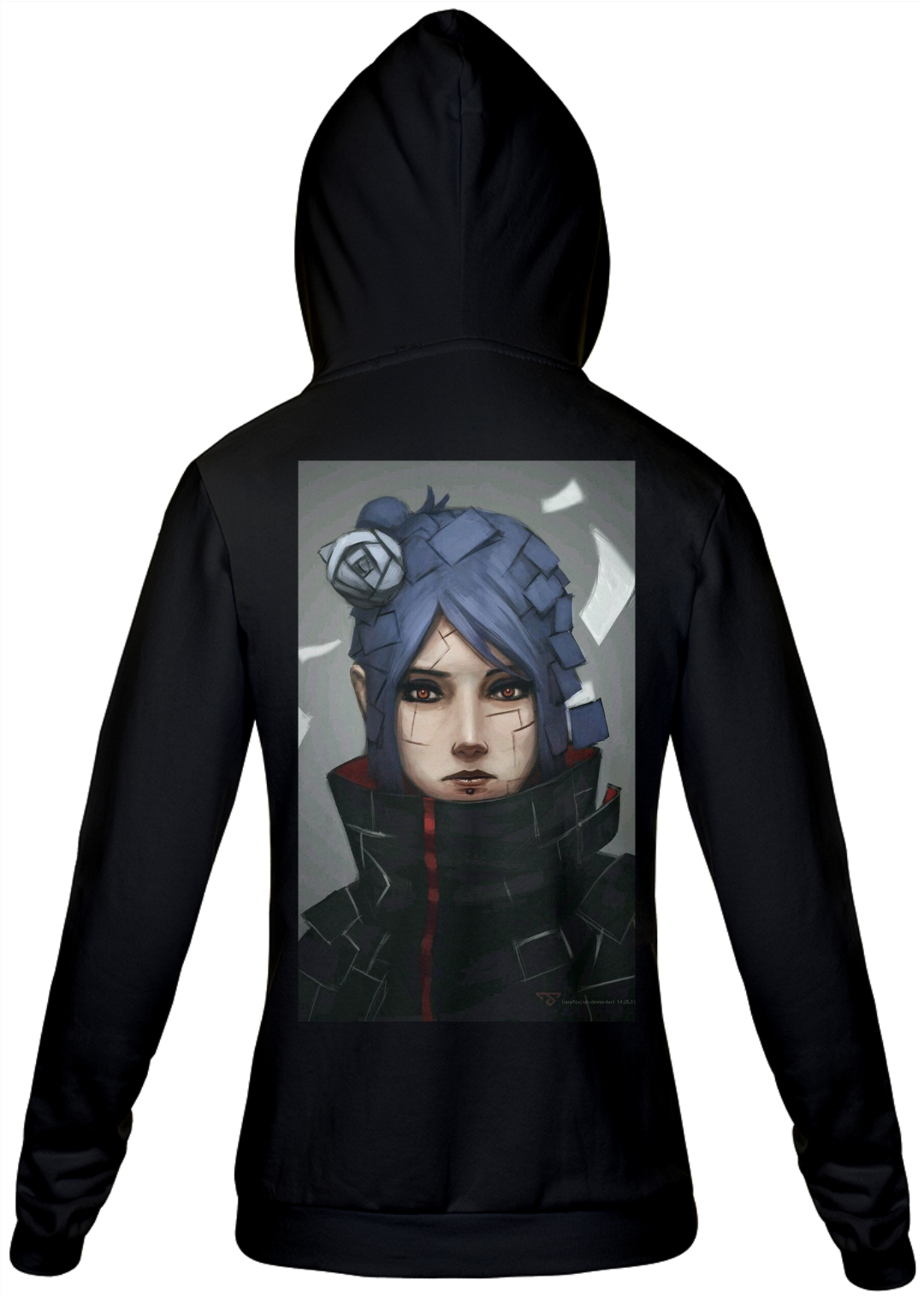 Nome do produto  Moletom Feminino Konan Akatsuki