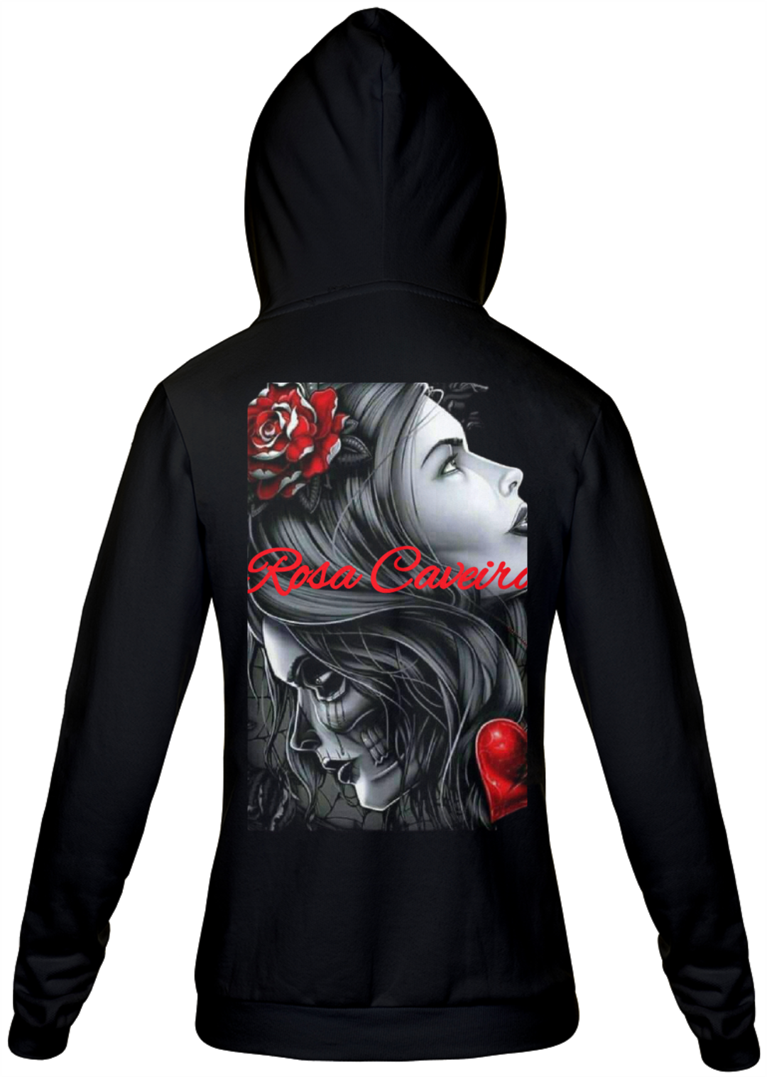 Nome do produto  Moletom Feminino Rosa Caveira