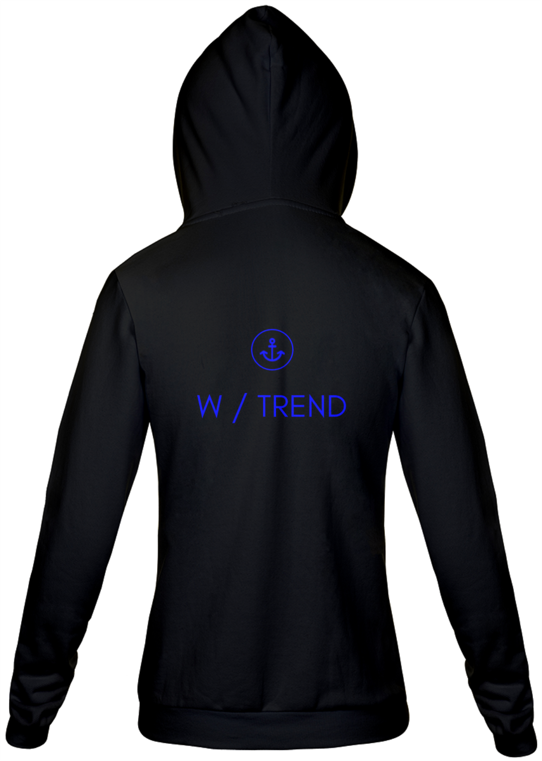 Moletom - W- trend ancora black /blue