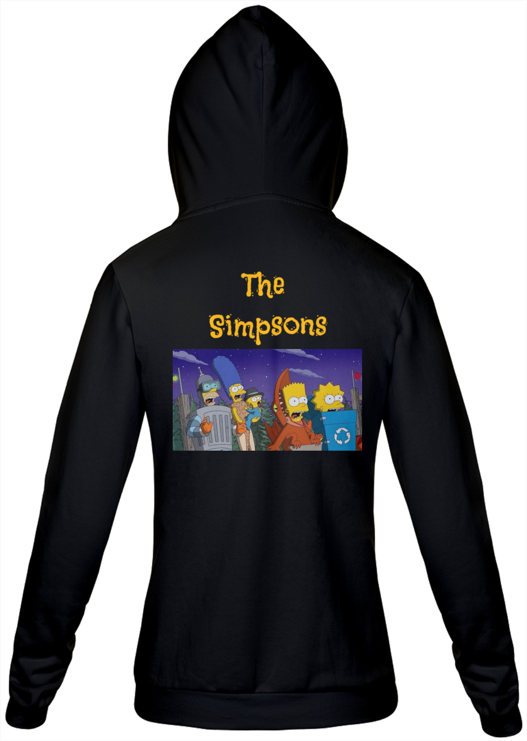 Nome do produto  Moletom feminina the simpsons preto (promoção)