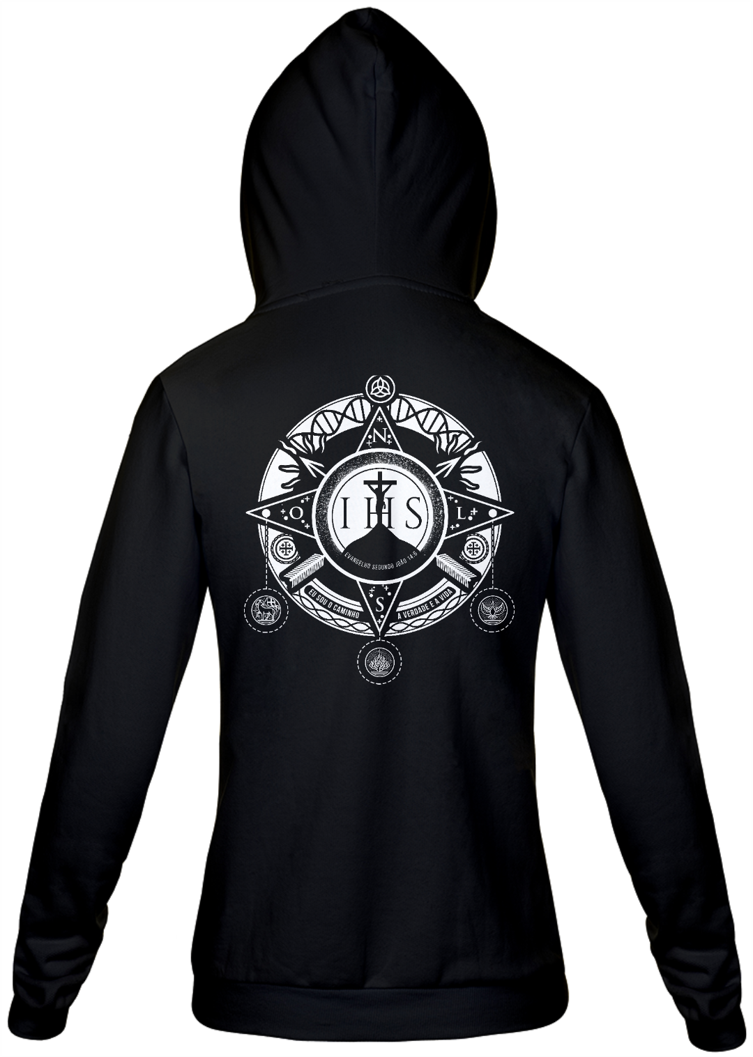 Nome do produto  Eu Sou o Caminho - Moletom