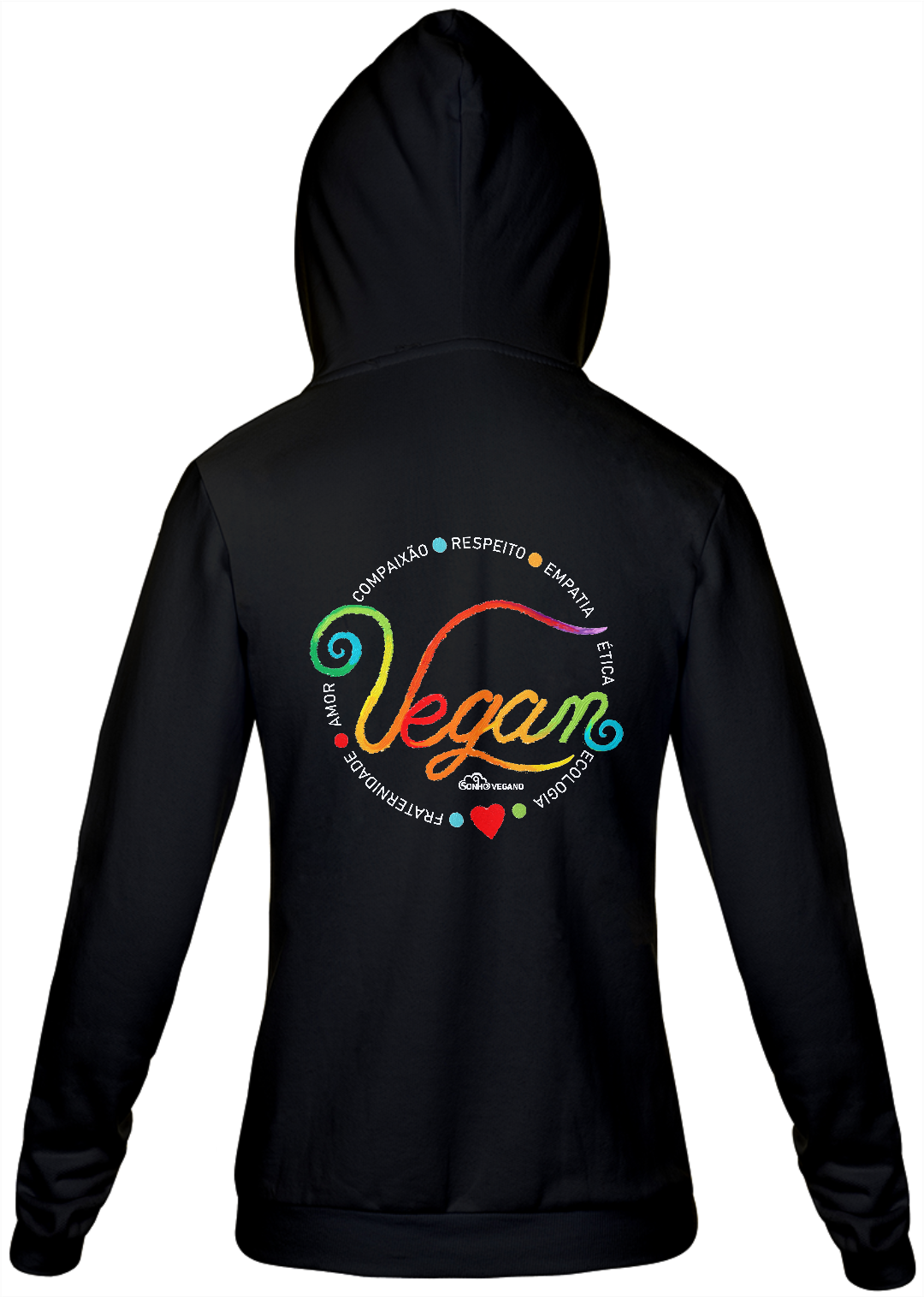 Nome do produto  Moletom Valores Veganos Unisex