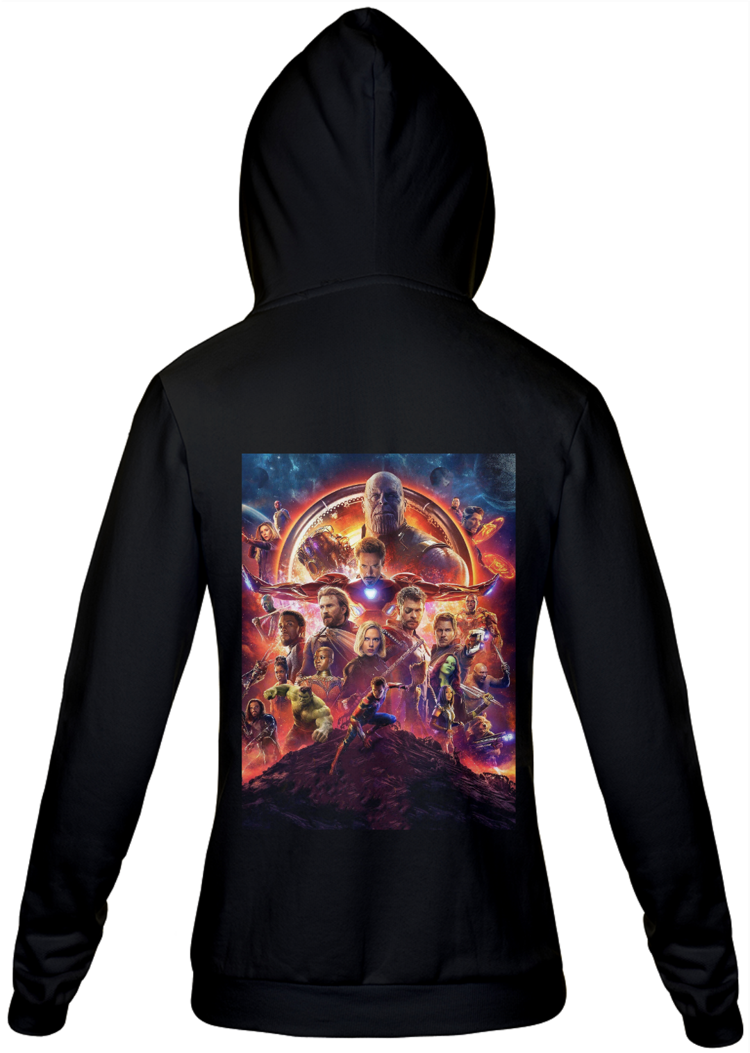 Nome do produto  Blusa de frio personalizada vingadores 