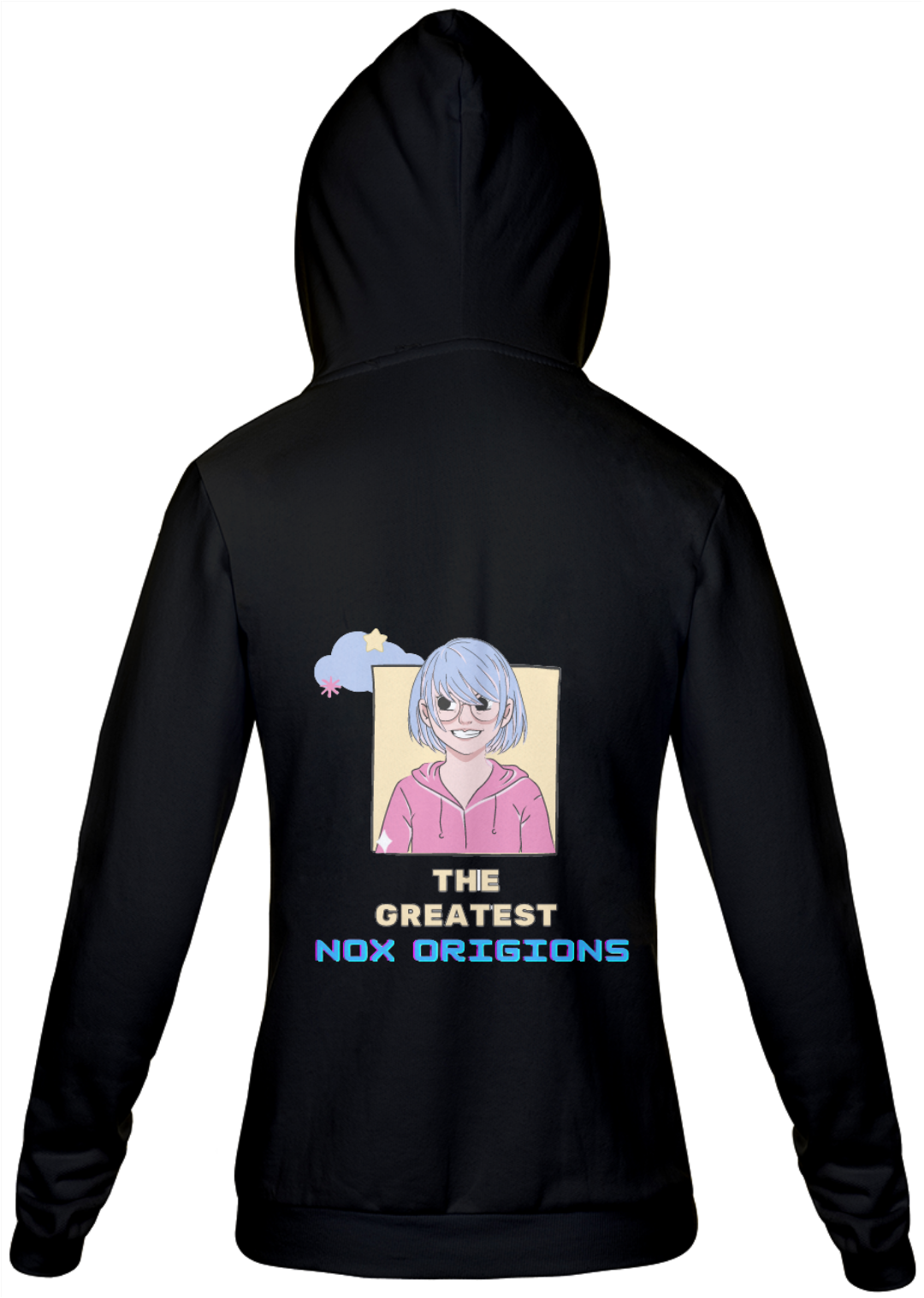 Nome do produto  Moletom Feminino, The Greatest - Nox