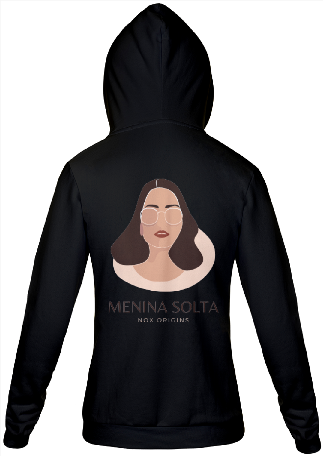 Nome do produto  Moletom Feminino, Menina Solta - Nox