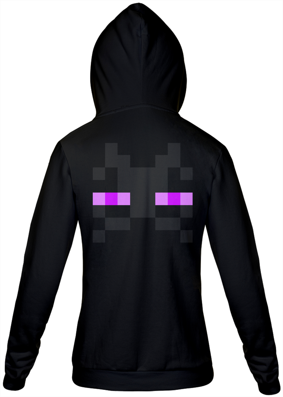 Nome do produto  Moletom Feminino Enderman Face - Minecraft