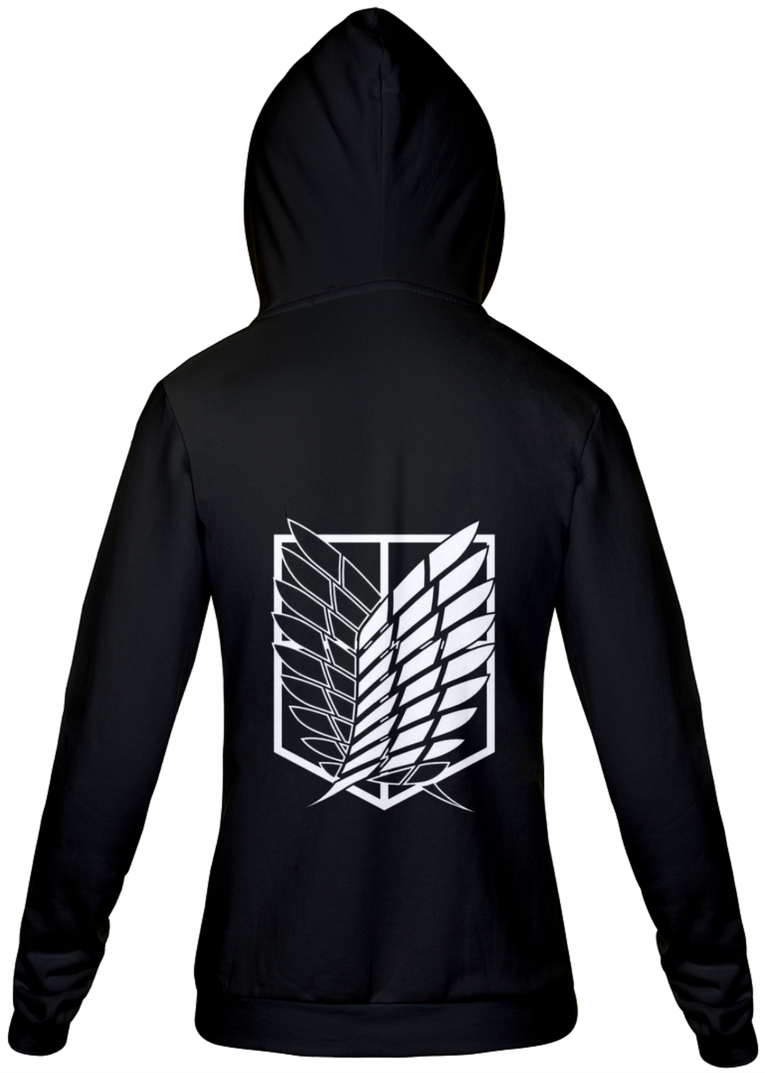 Nome do produto  MOLETOM FEMININO- ATTACK ON TITAN