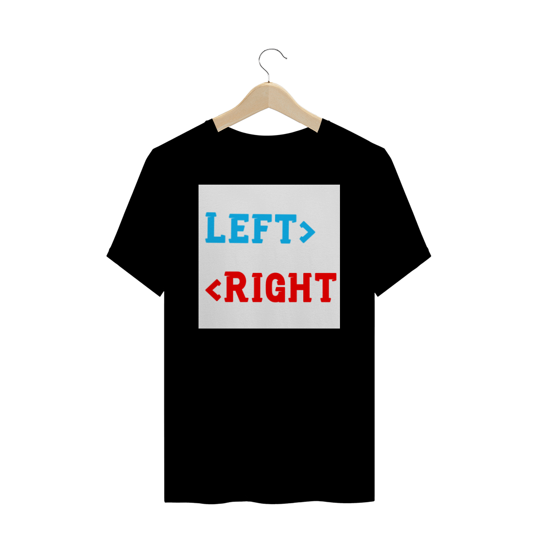 Nome do produto  Camiseta - Left Right