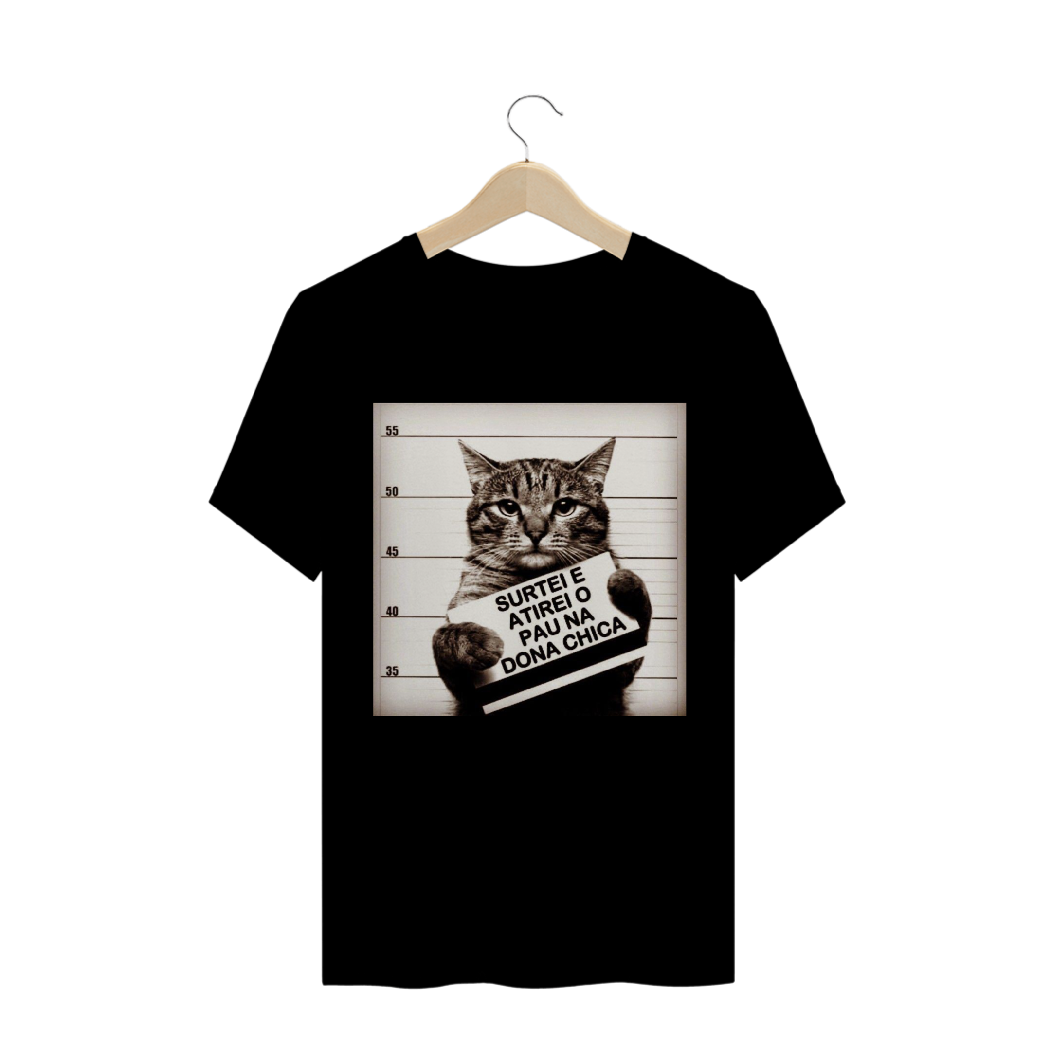 Nome do produto  CAMISETA SURTEI E ATIREI O PAU NA DONA CHICA