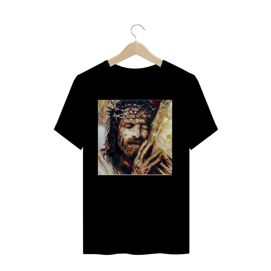 Nome do produto  Camisa - Jesus Carregando a Cruz