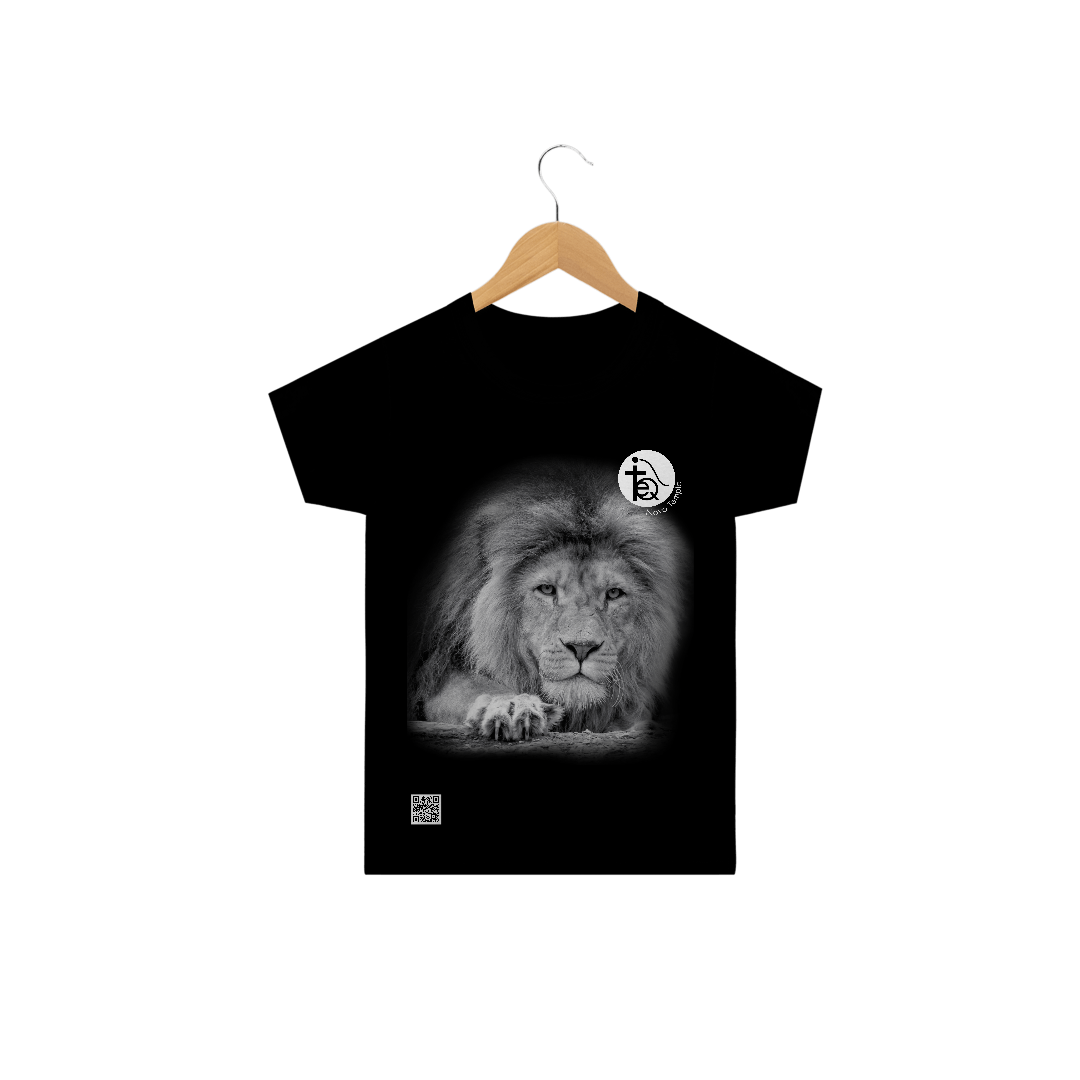 Nome do produto  INFANTIL CLASSIC - Novo Templo Leão Logo mini círculo branco