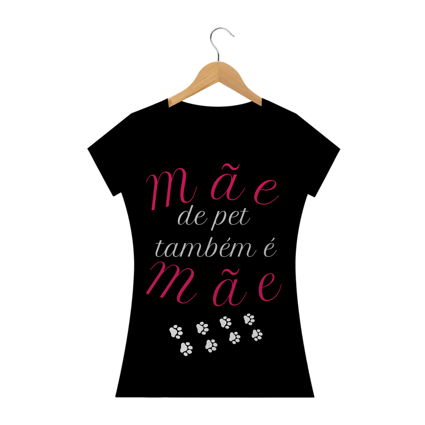 Nome do produto: Camiseta - Mãe de pet 