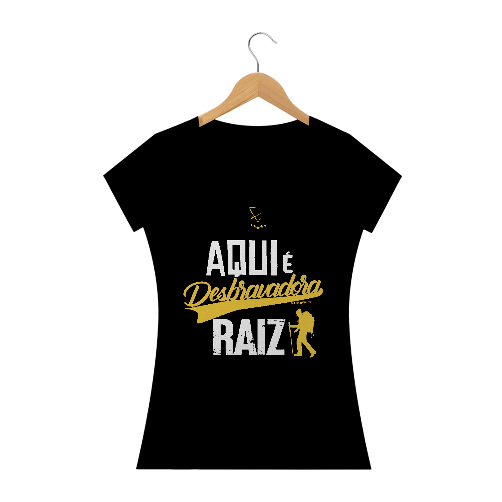 Nome do produto  BLUSA AQUI É DESBRAVADORA RAIZ