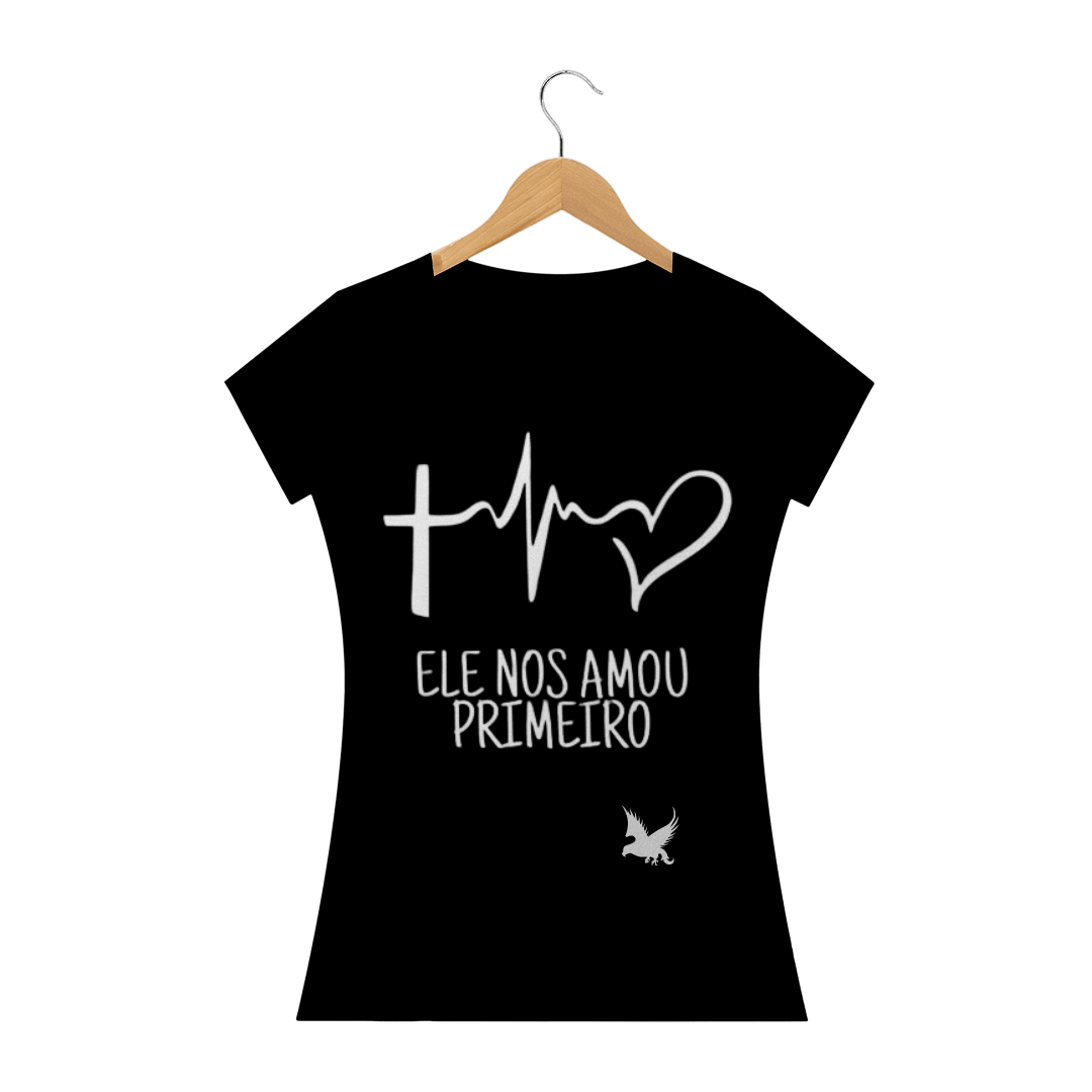 Nome do produto  T-shirt Feminina Blusa Blogueira Tumblr \ Ele Amo