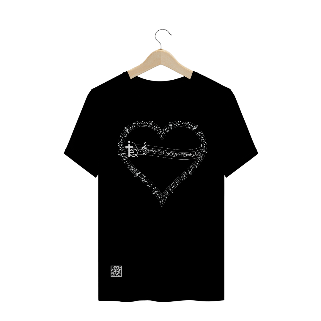 Nome do produto  T-SHIRT QUALITY - Som do Novo Templo - Coração
